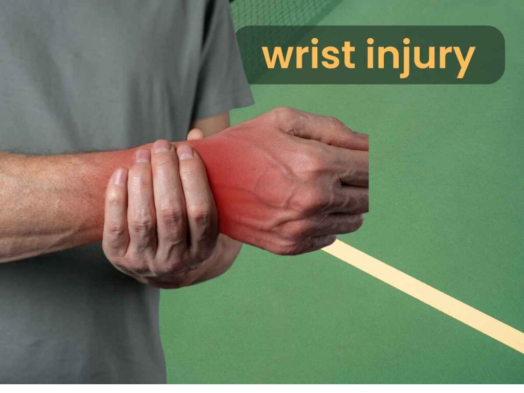 Wrist injury in pickleball