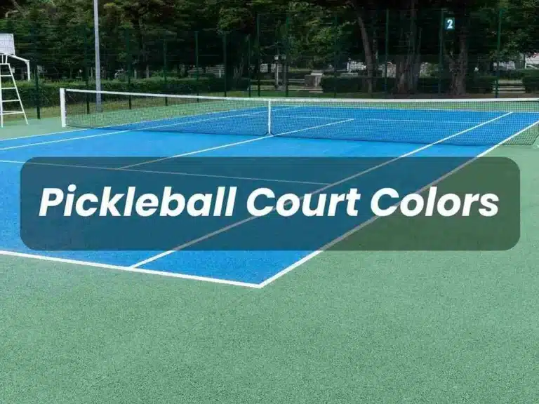 Pickleball Court Colors