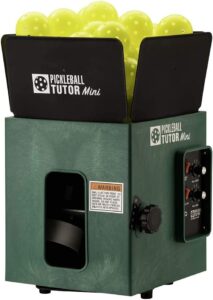 Pickleball Tutor Mini w/Oscillator- Most Compact Pickleball Machine